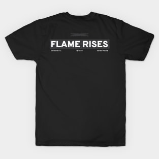 Le sserafim Flame Rises 2 Sided Print T-Shirt